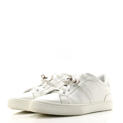 Hermes Calfskin Mens Day Sneakers 40.5 White 3 of 12