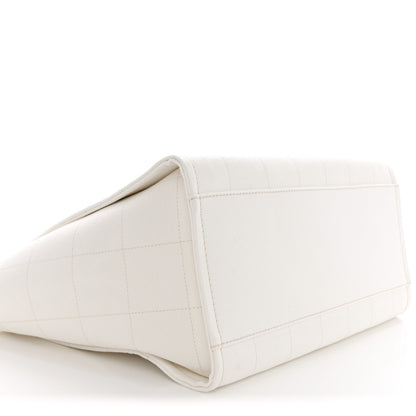 Chanel Cotton Medium Deauville Tote White 10 of 16