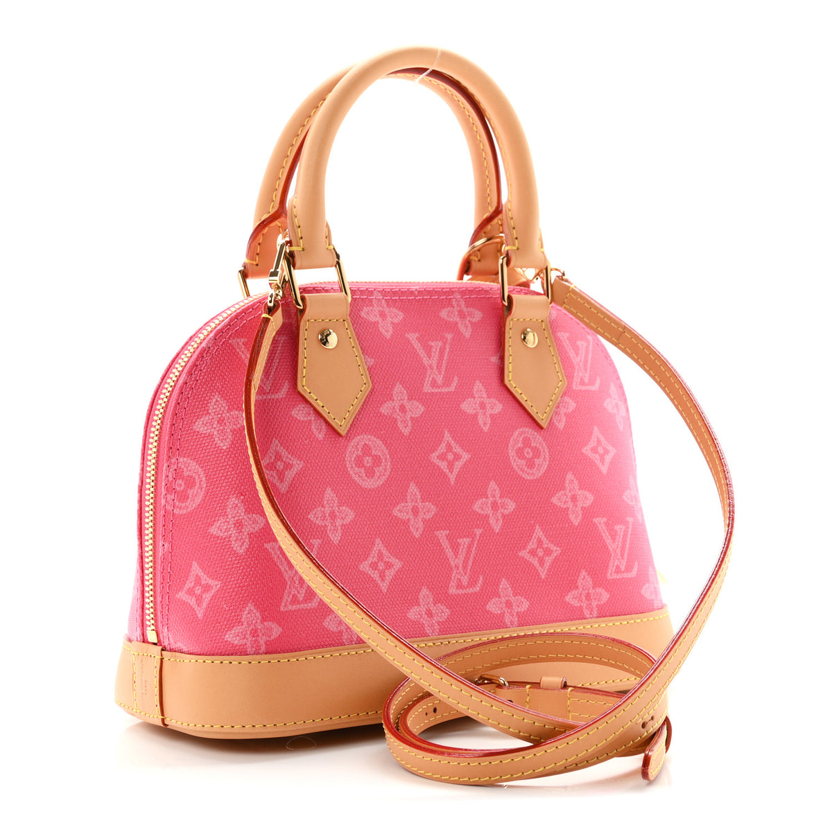 Louis Vuitton Monogram Origine Alma BB Rose Ruban 3 of 10