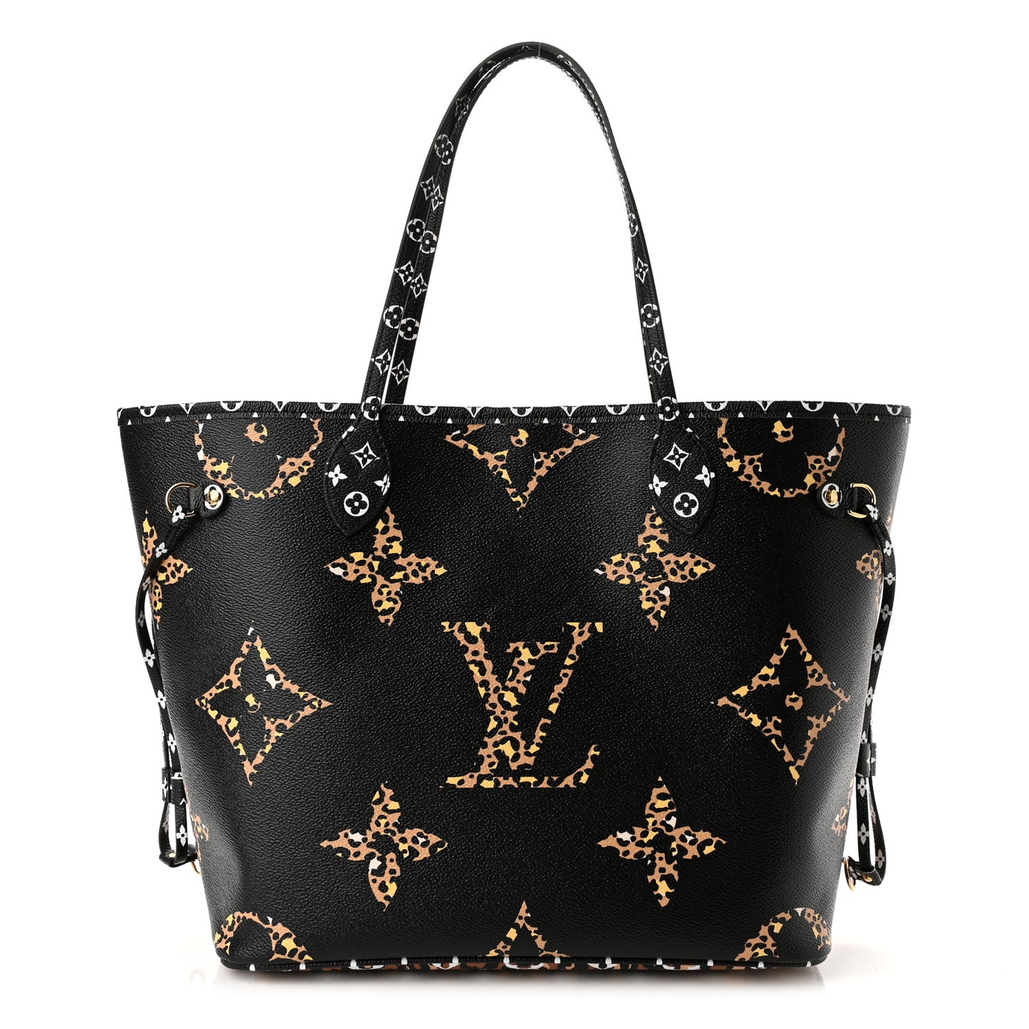 Monogram Giant Jungle Neverfull MM Black