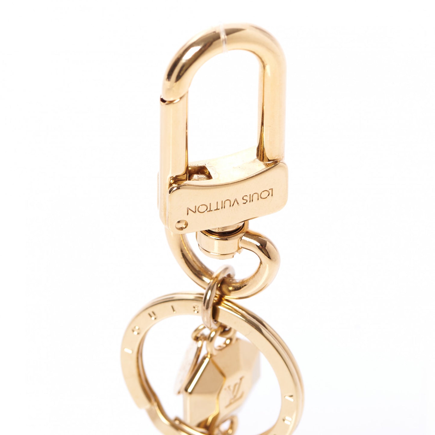 LV Facettes Bag Charm Key Holder Gold