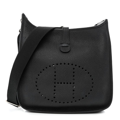Hermes Taurillon Clemence Evelyne III GM Black 1 of 10