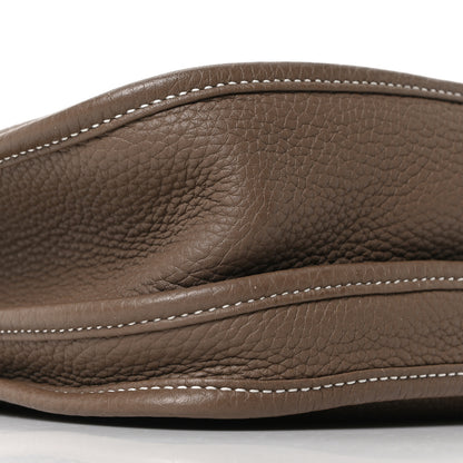Hermes Taurillon Clemence Evelyne III PM Etoupe 9 of 10