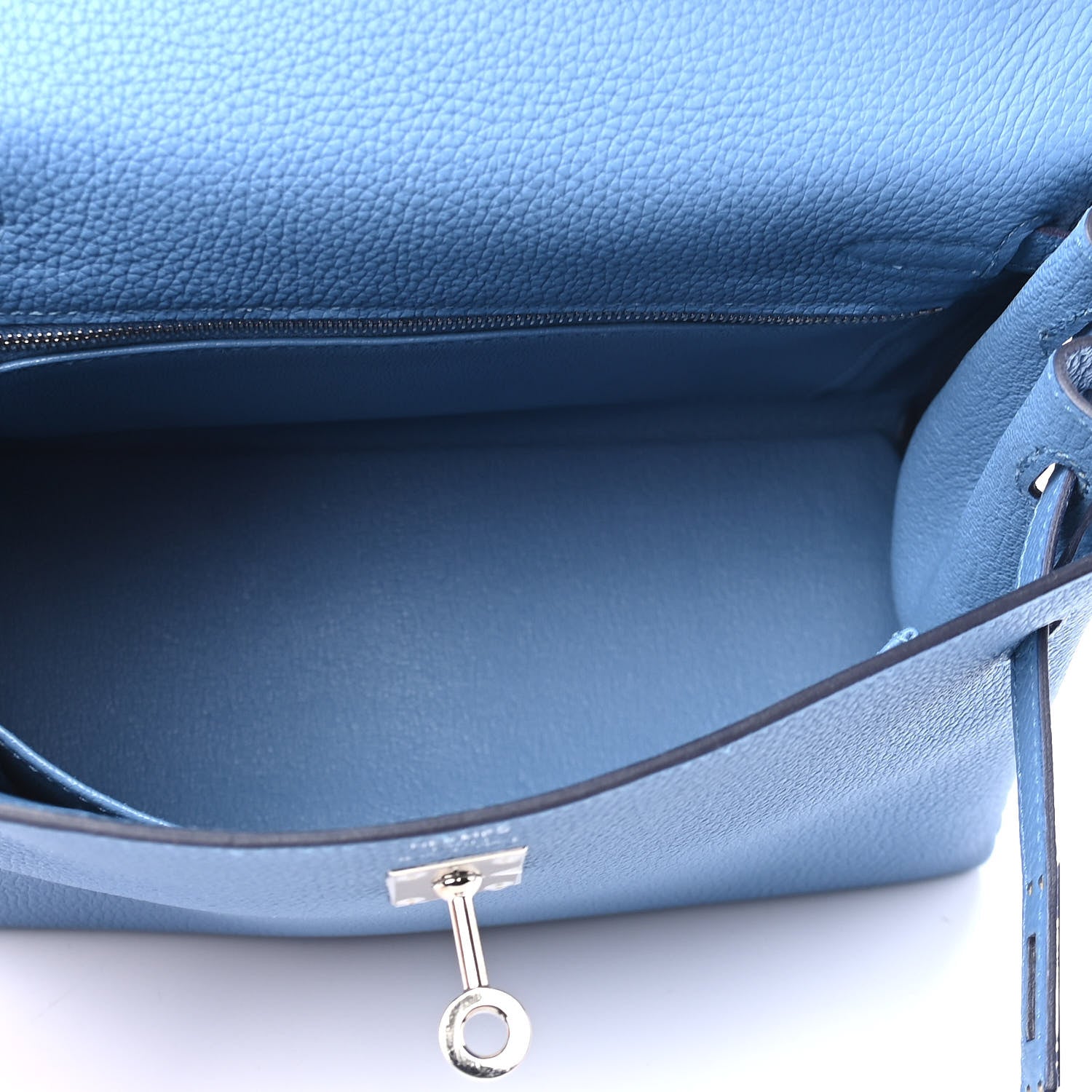 Hermes Togo Kelly Retourne 25 Azur 4 of 9