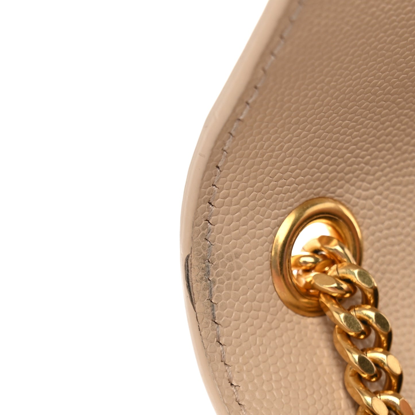 Grain De Poudre Medium Monogram Kate Satchel Dark Beige