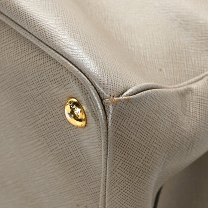 Prada Saffiano Lux Extra Large Galleria Double Zip Tote Argilla 11 of 11