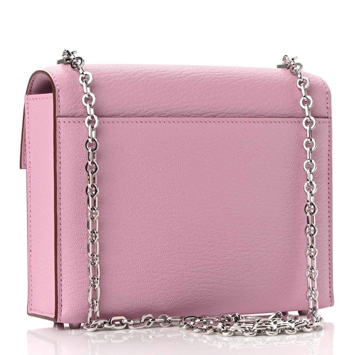 Hermes Chevre Chamkila Mini Verrou Chaine Bag Mauve Sylvestre 3 of 11
