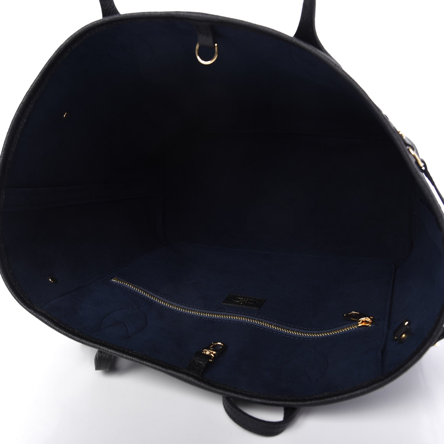 Louis Vuitton Empreinte Monogram Giant Neverfull MM Black 5 of 10