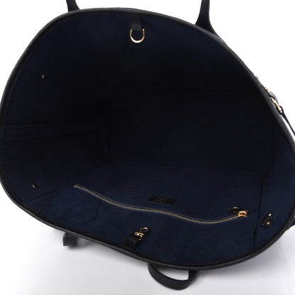 Louis Vuitton Empreinte Monogram Giant Neverfull MM Black 5 of 10