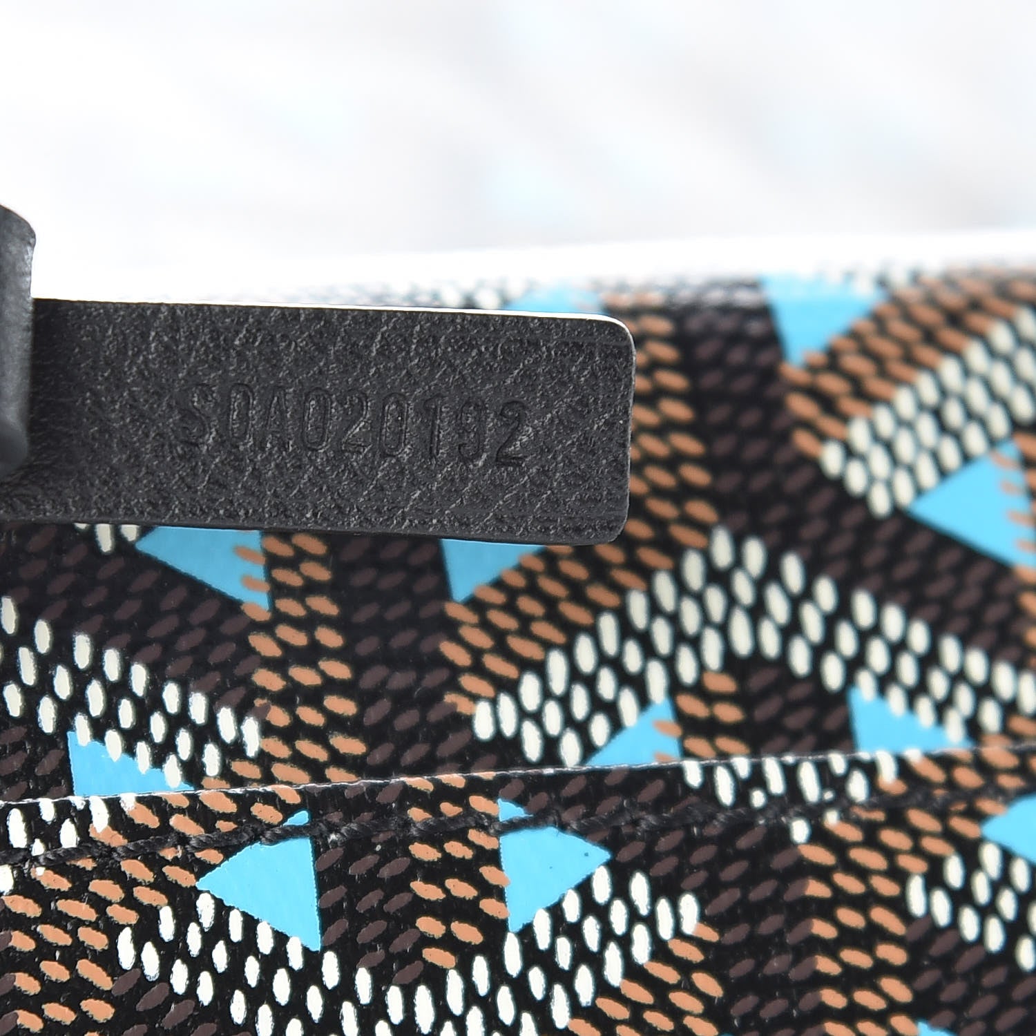 Goyard Goyardine Saint Louis Claire Voie PM Black Blue 9 of 11