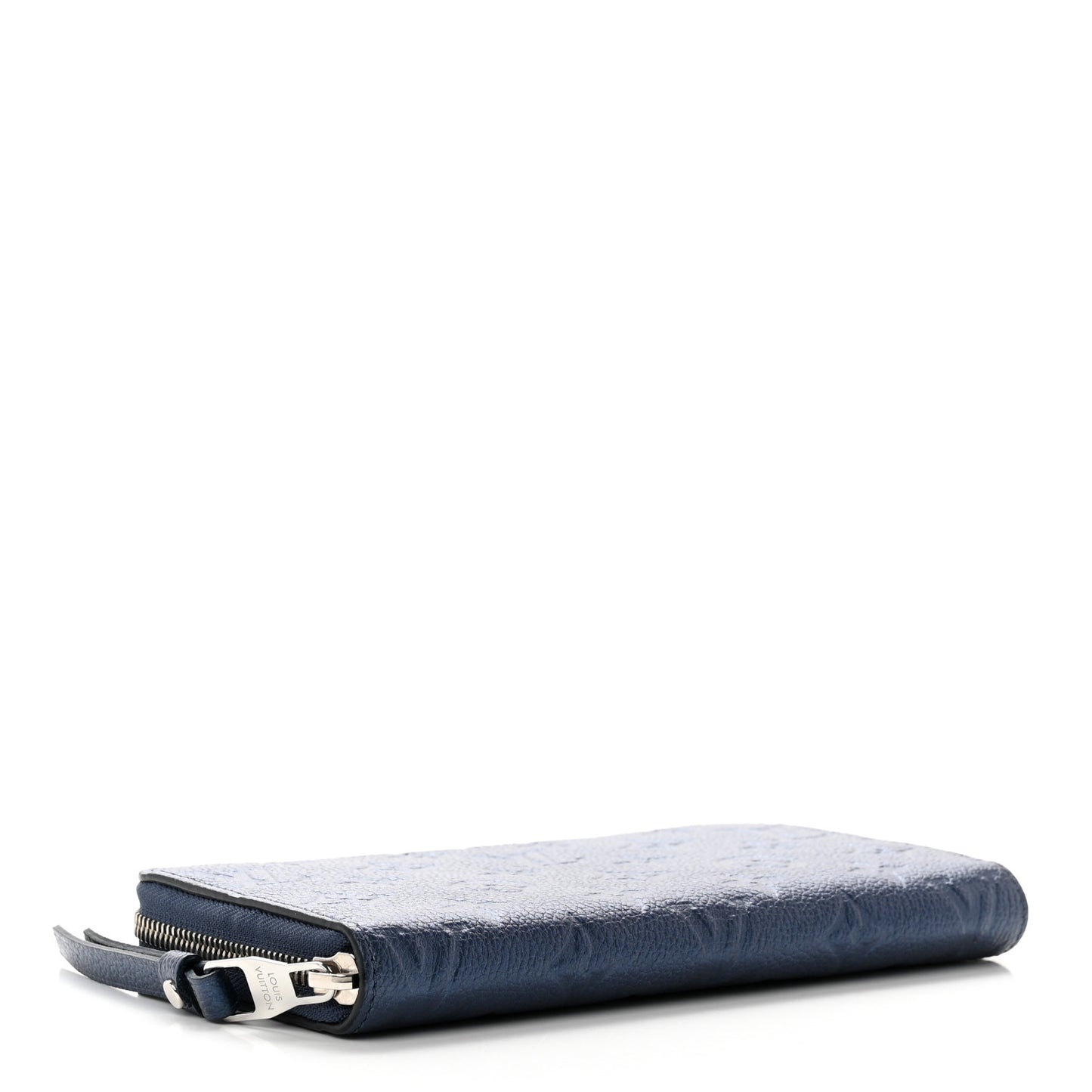 Metallic Empreinte Monogram Zippy Wallet Navy Nacre