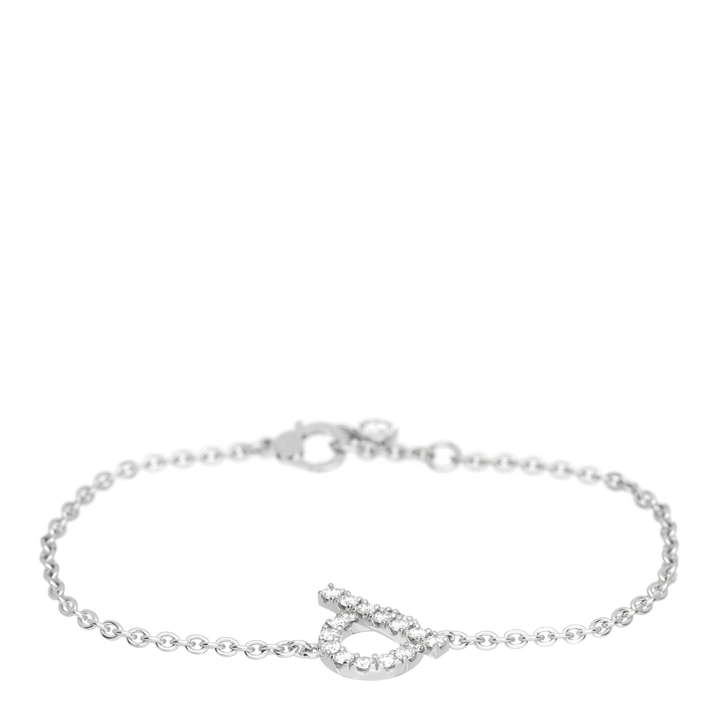 18K White Gold Diamond Finesse Bracelet SH
