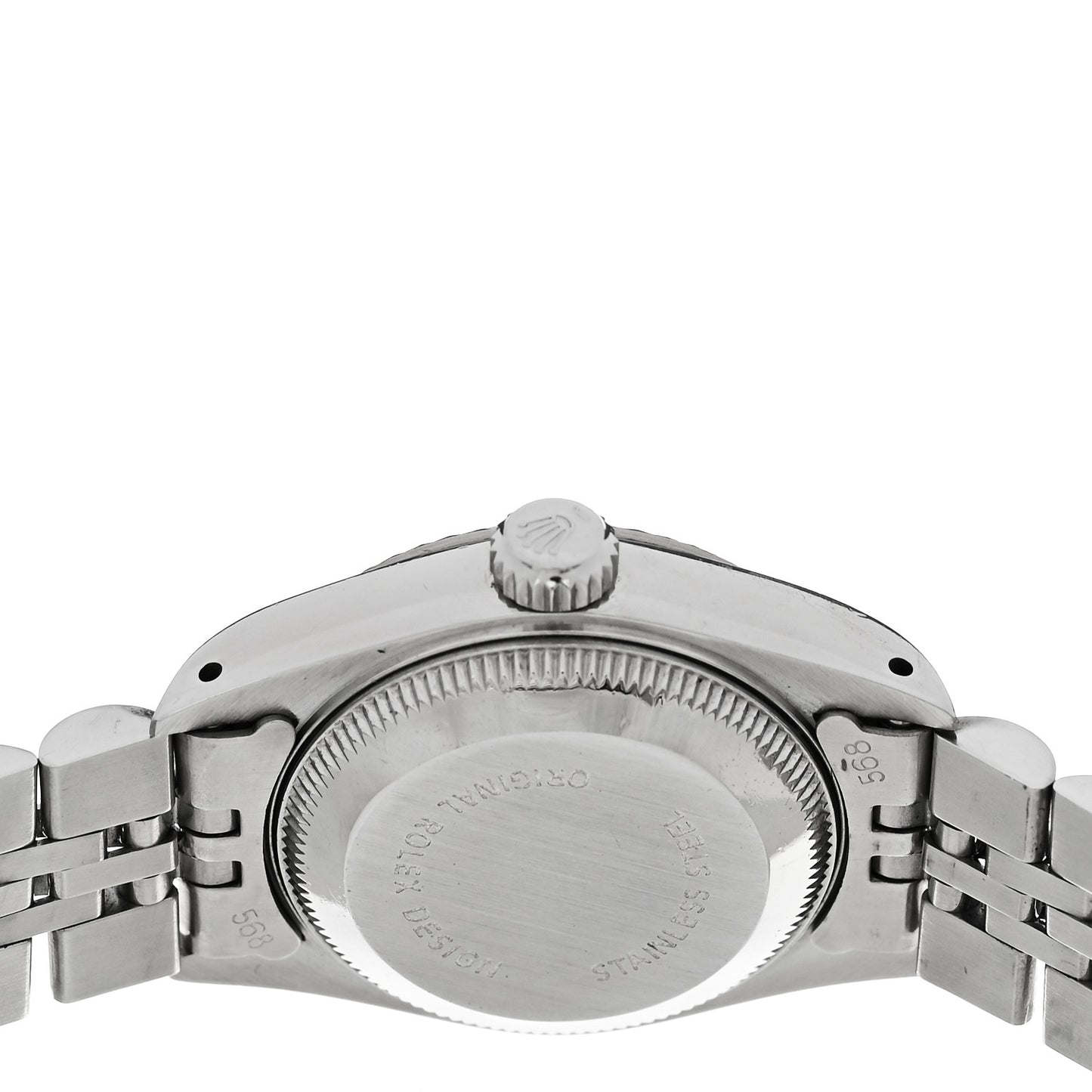 Stainless Steel 18K White Gold Diamond 26mm Oyster Perpetual Datejust Watch Silver 69174