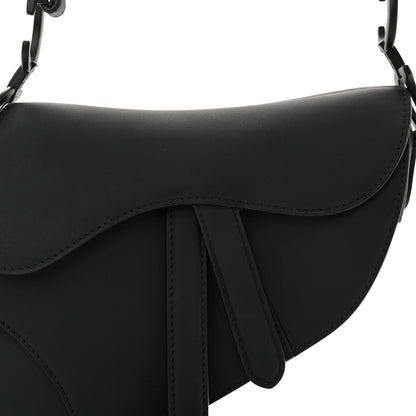 Christian Dior Ultra Matte Calfskin Mini Saddle Bag Black 7 of 13