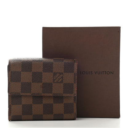 Louis Vuitton Damier Ebene Elise Wallet 10 of 10