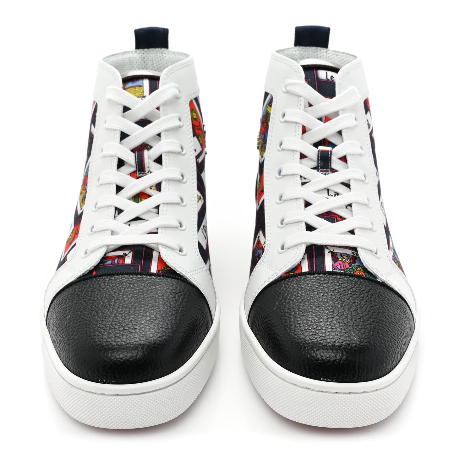 Mens Louis Tarot Print Orlato Flat Sneakers 44 Black Multicolor