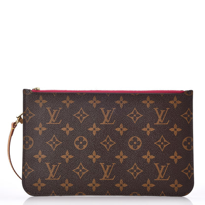 Louis Vuitton Monogram Neverfull MM GM Pochette Pivoine 1 of 8