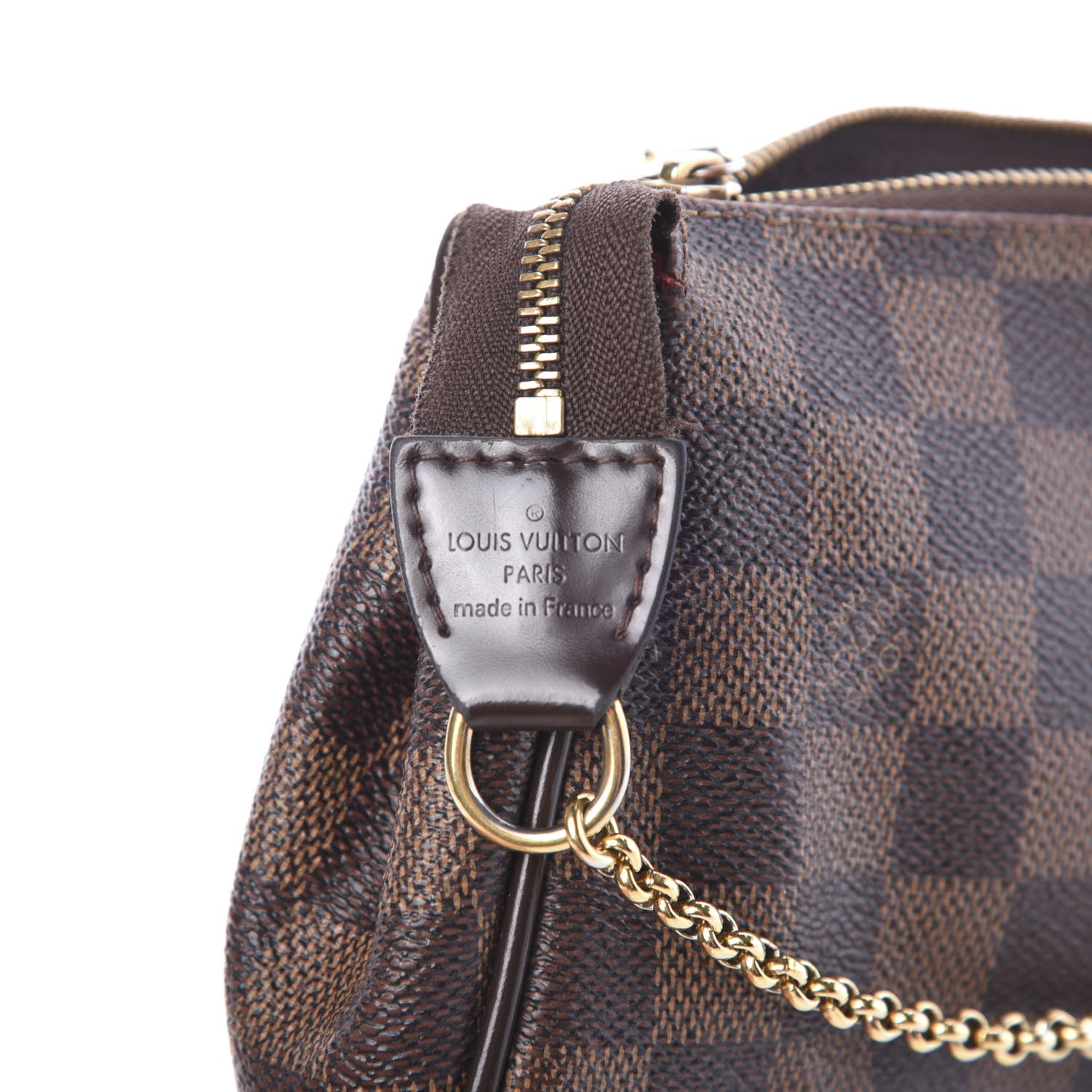 Louis Vuitton Damier Ebene Eva Clutch 5 of 14