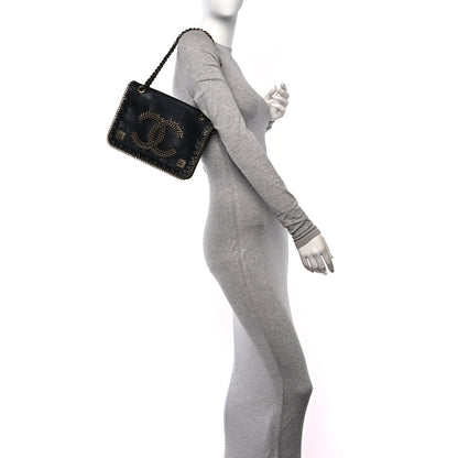 Chanel Calfskin Chain CC Byzance Flap Black 2 of 10