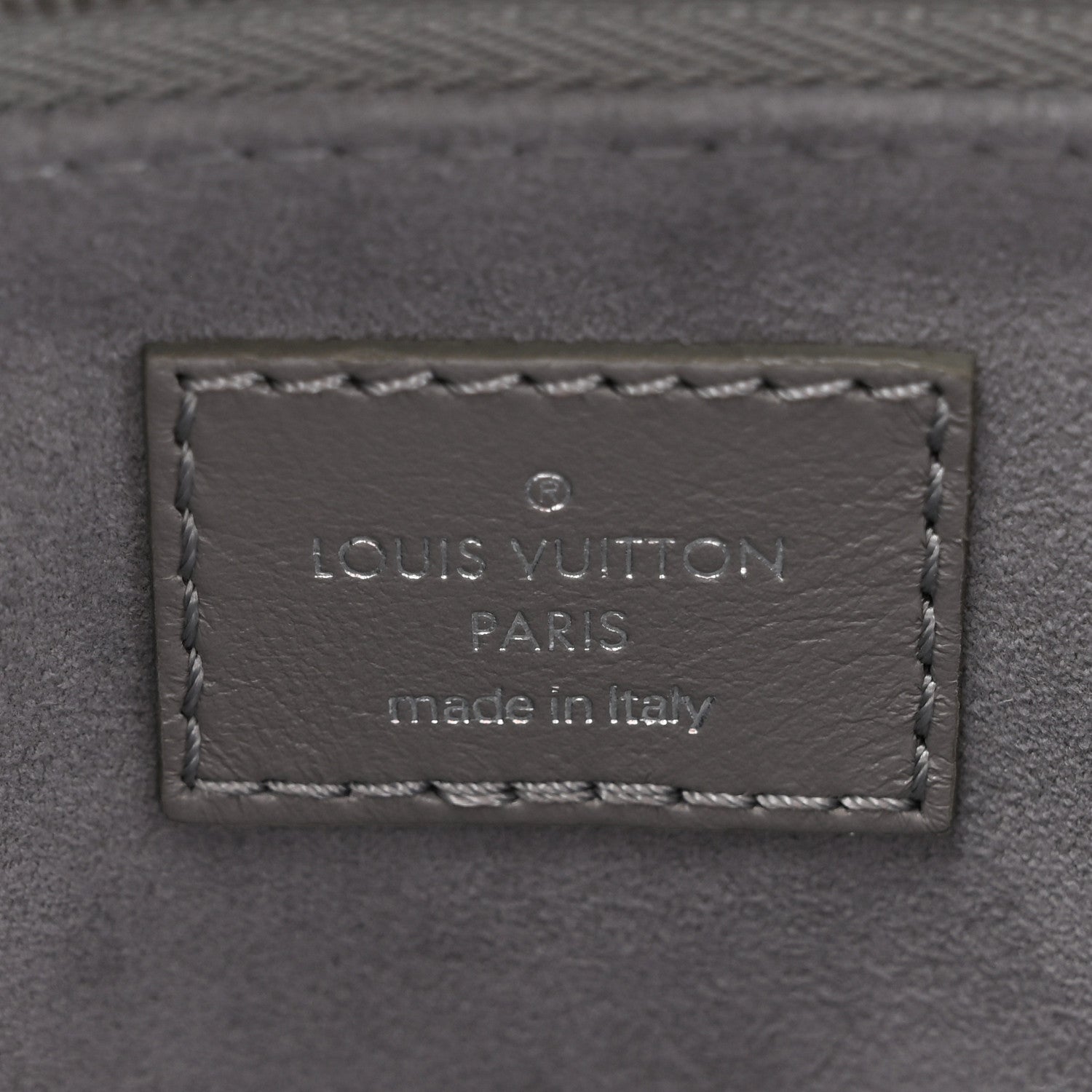 Louis Vuitton Lambskin CarryAll Cargo Vibe PM Trianon Gray 6 of 9