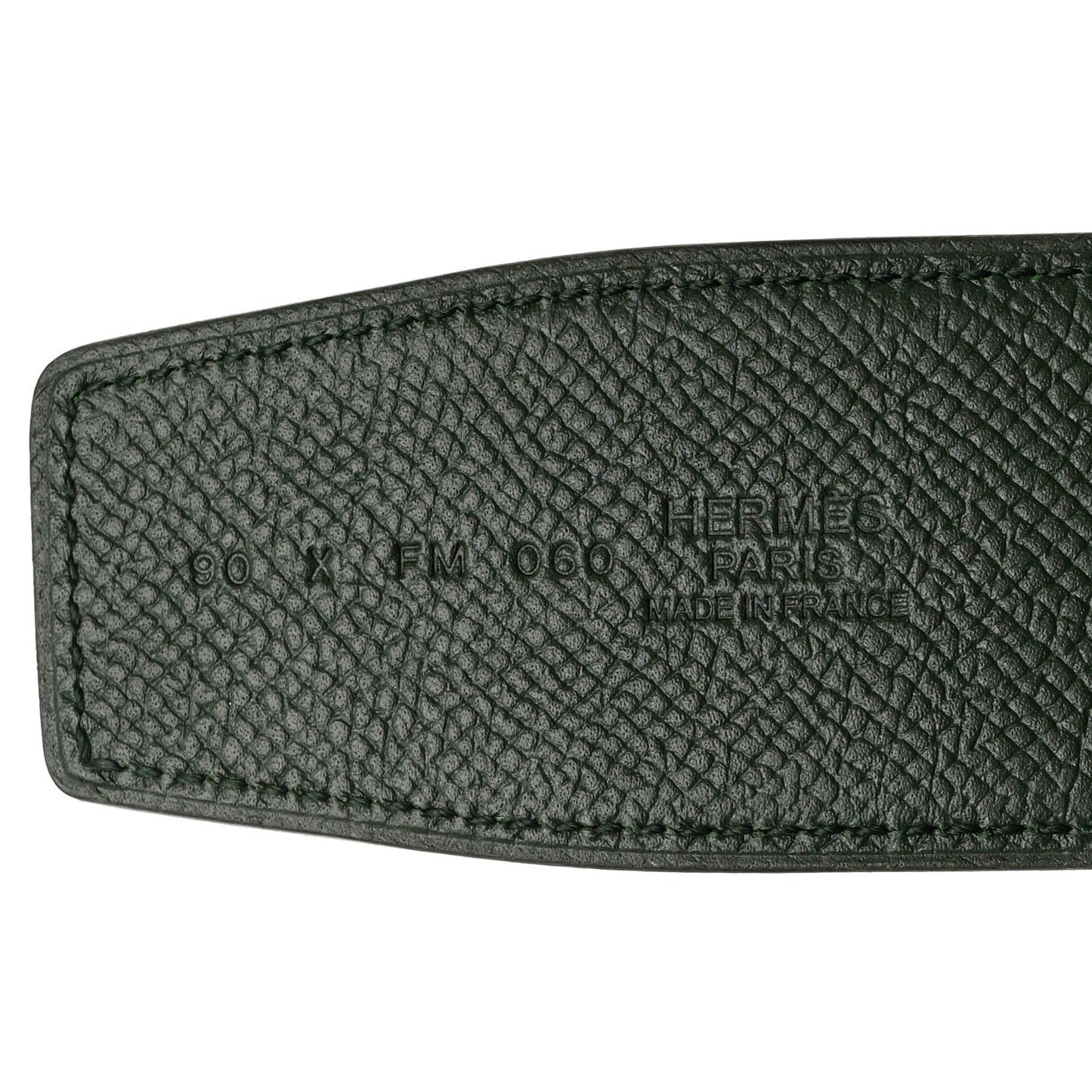 Epsom 42mm Belt Strap 90 Black Vert Anglais