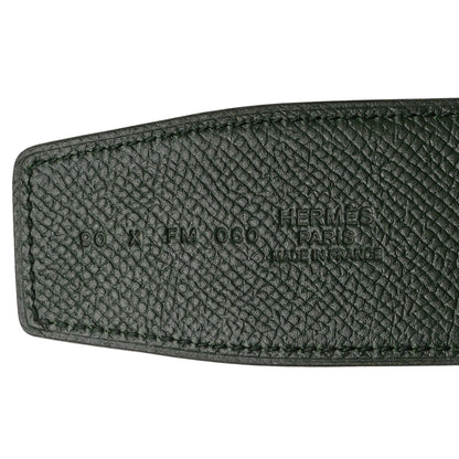 Hermes Epsom 42mm Belt Strap 90 Black Vert Anglais 6 of 10