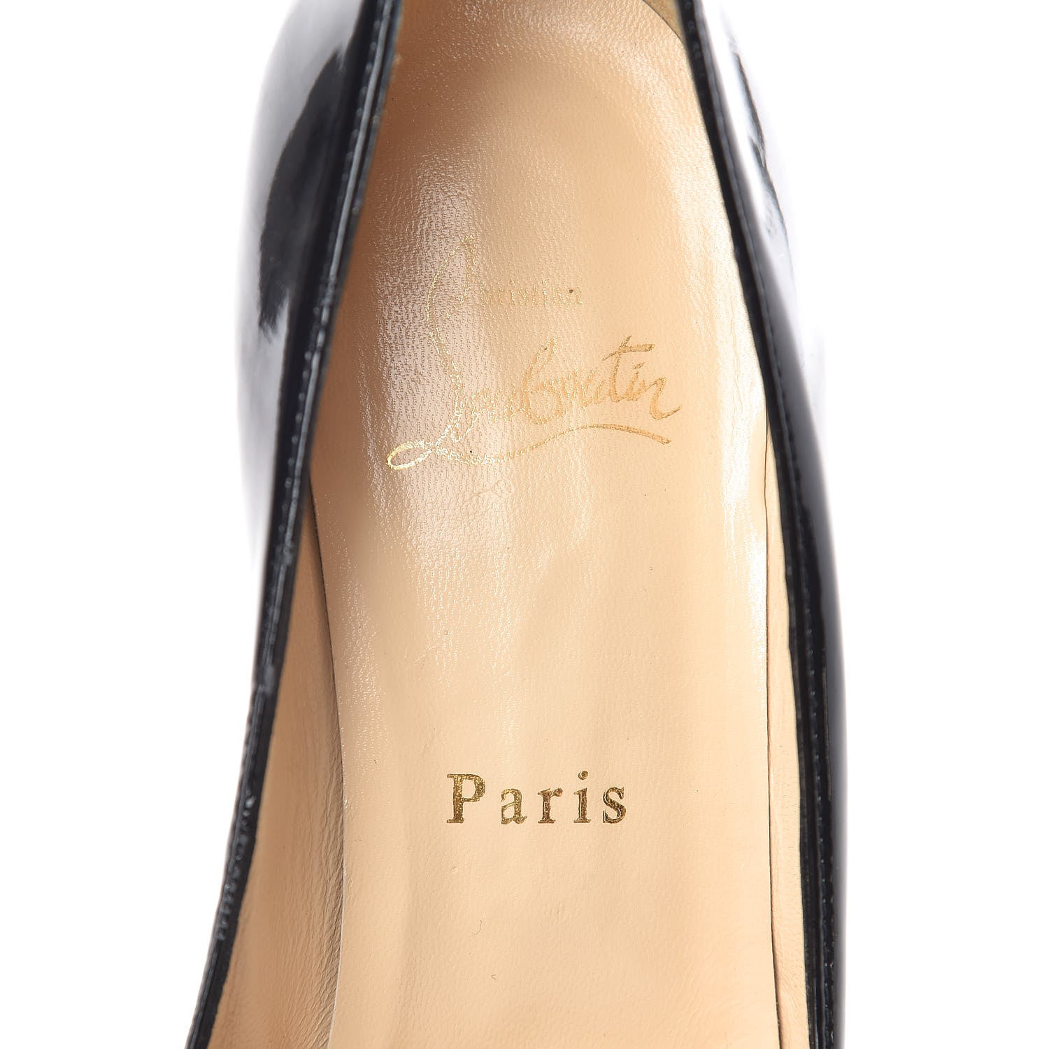 Christian Louboutin Patent Simple 85 Pumps 37.5 Black 8 of 11