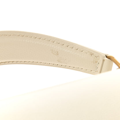 Saint Laurent Grain de Poudre Mini Classic Monogram Cassandra Top Handle Vintage White 9 of 9