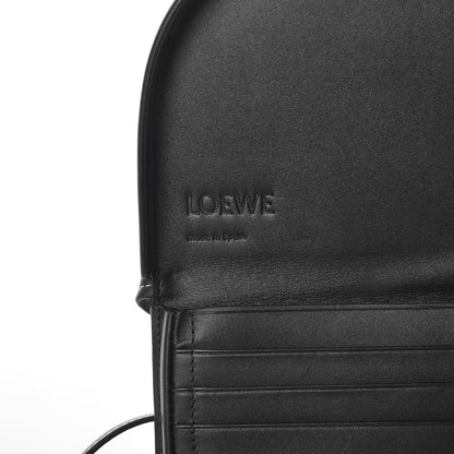 Loewe Smooth Calfskin Large Heel Pouch Black 6 of 10