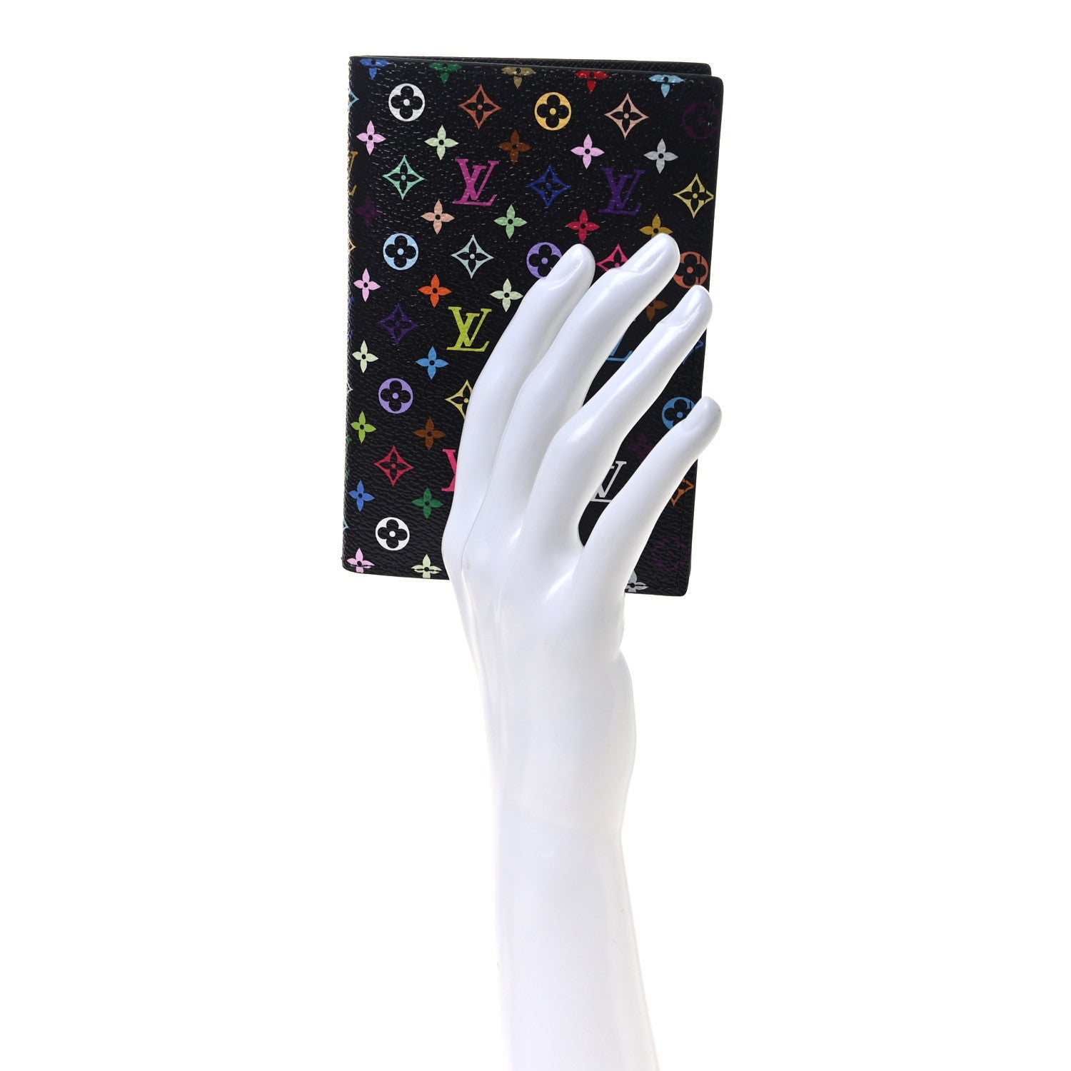 Louis Vuitton LV X TM Monogram Multicolor Passport Cover Black 2 of 6