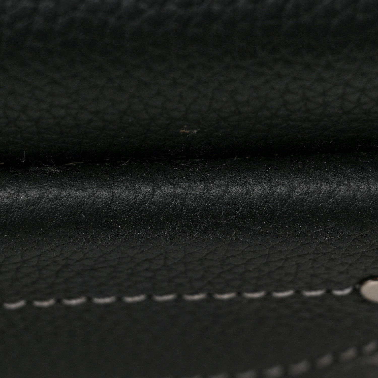 Christian Dior X KAWS Grained Calfskin Saddle Pouch Black 10 of 12