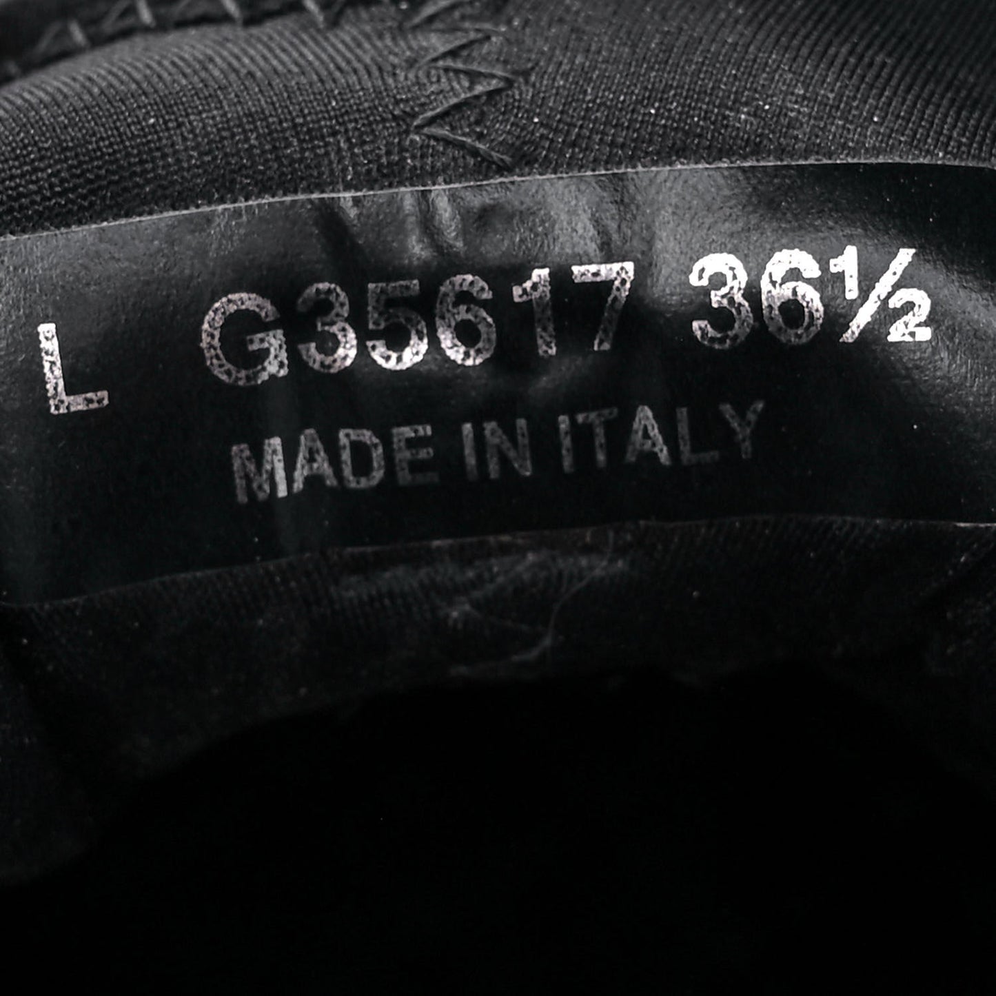 Velvet Calfskin Mixed Fibers CC Sneakers 36.5 Black