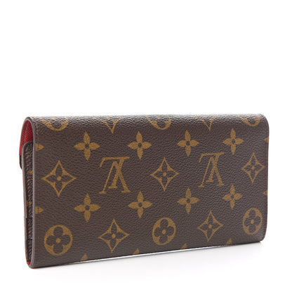 Louis Vuitton Monogram Josephine Wallet Red 3 of 8