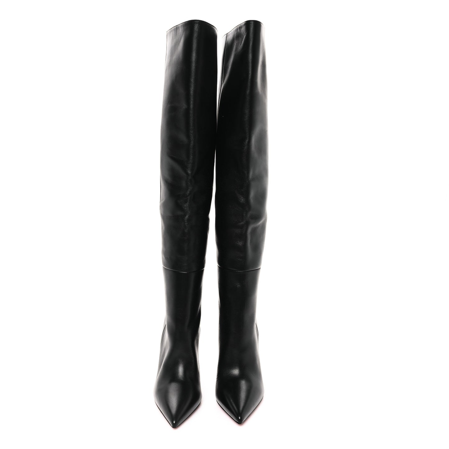 Calfskin Astrilarge 95 Knee Boots 39 Black