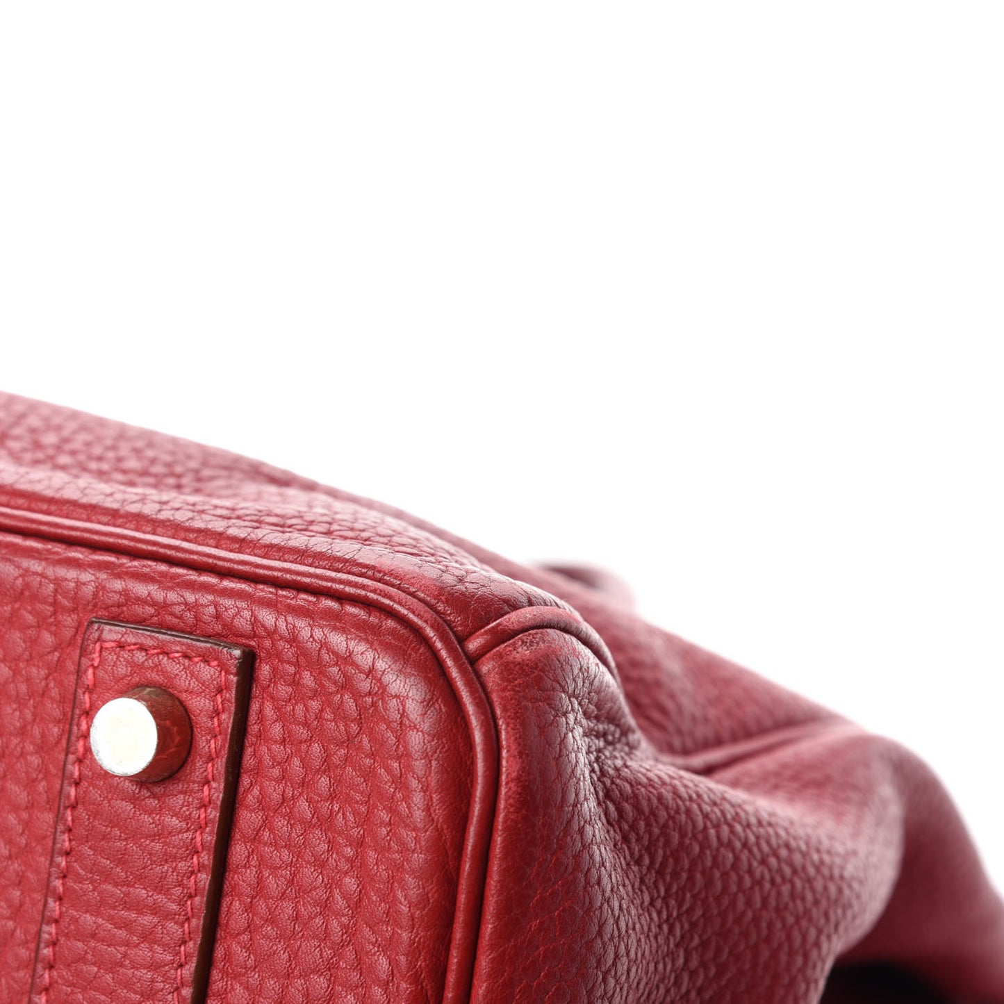 Taurillon Clemence Birkin 40 Rouge Casaque