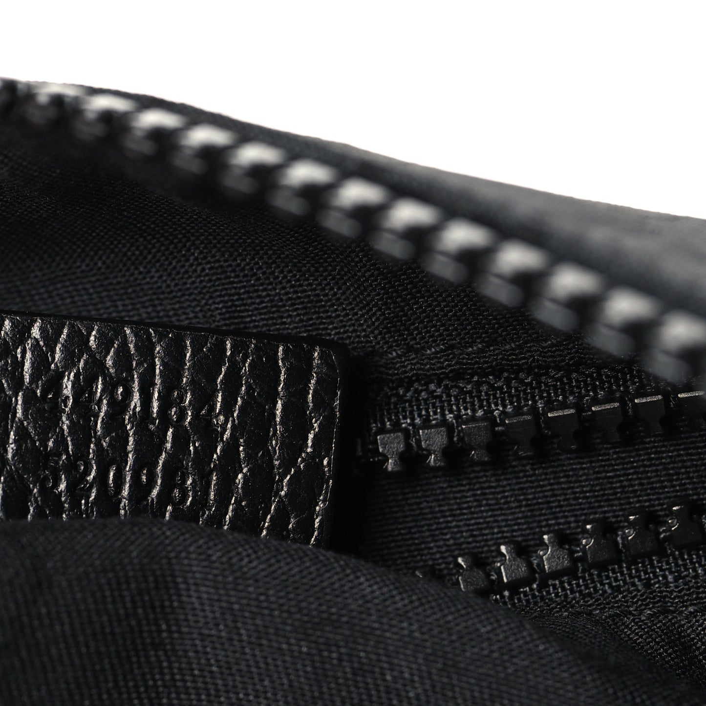 Nylon Monogram Small Flat Messenger Bag Black