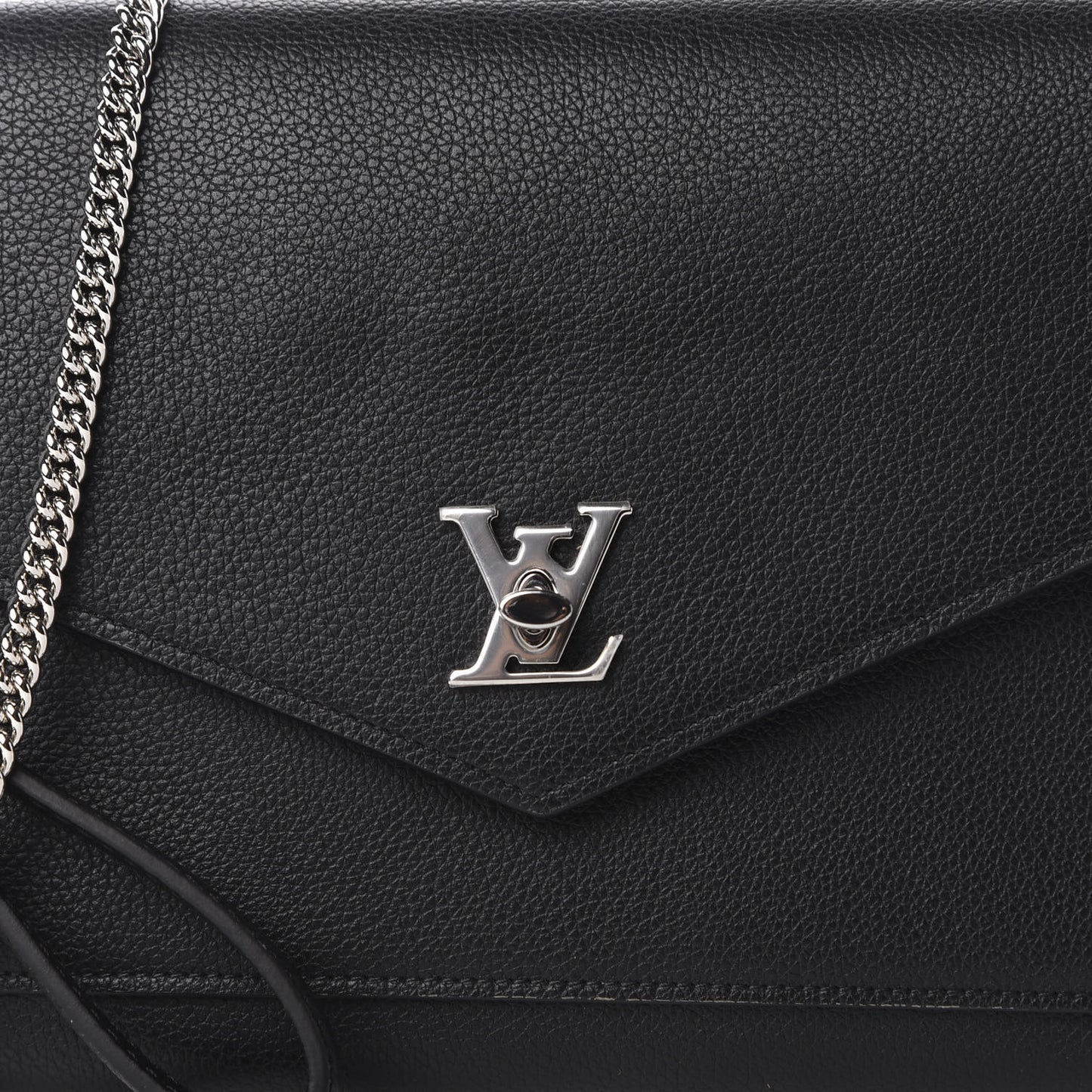 Soft Calfskin My Lockme Pochette Black