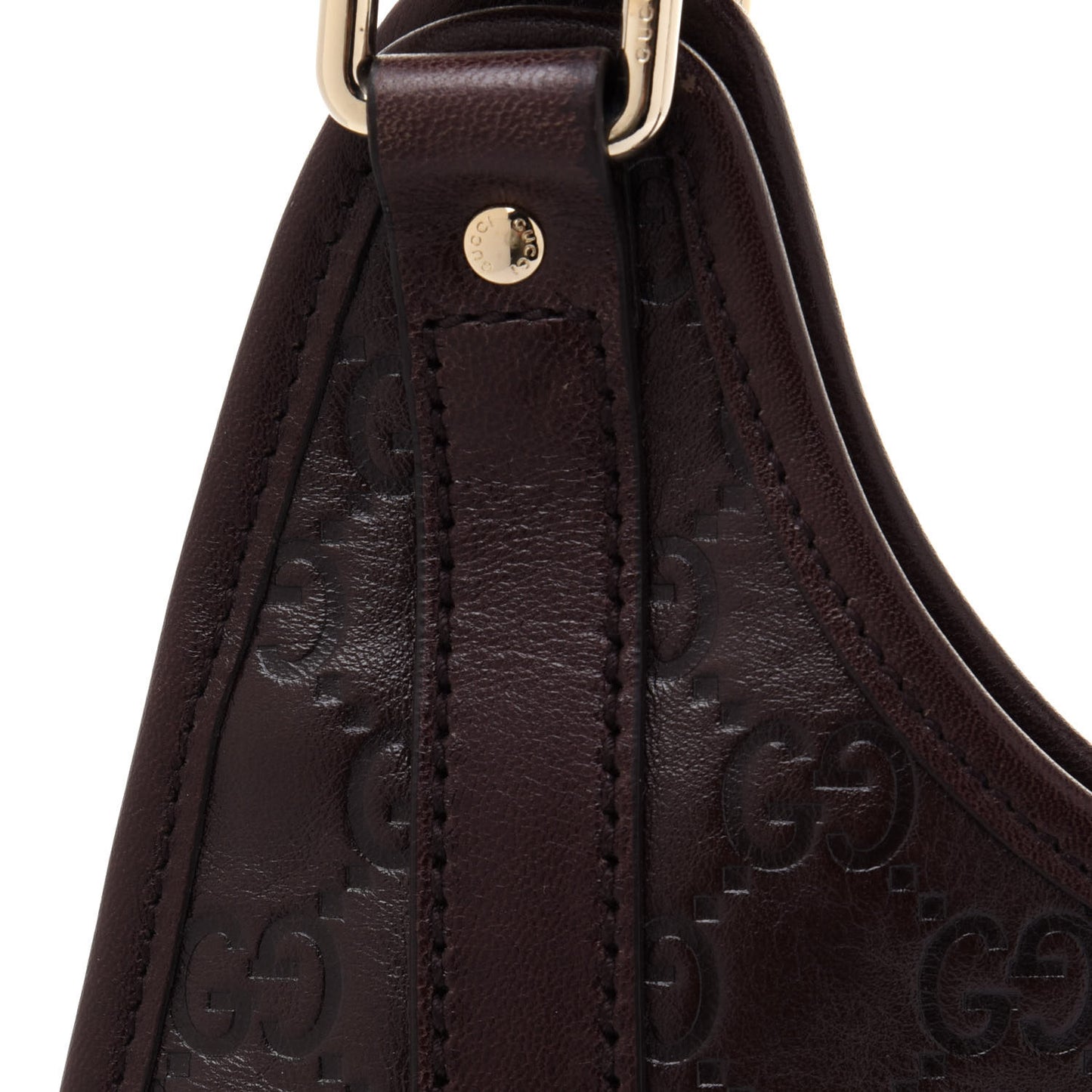 Guccissima Small Joy Shoulder Bag Brown