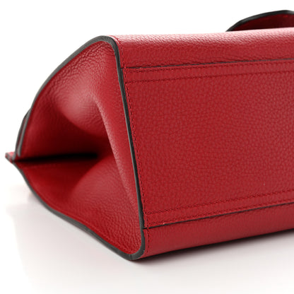 Gucci Calfskin Small GG Marmont Top Handle Bag Vulcanic Red 9 of 11