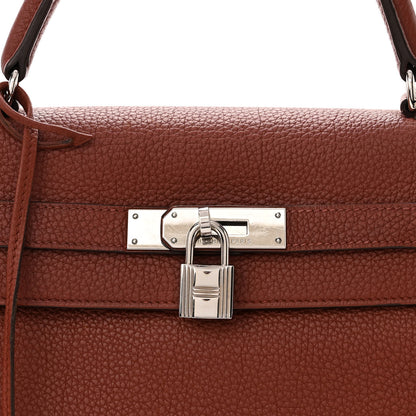 Hermes Togo Kelly Retourne 35 Brique 8 of 14