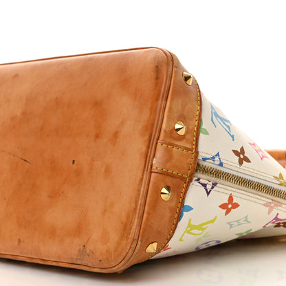 Louis Vuitton Monogram Multicolor Alma White 10 of 18