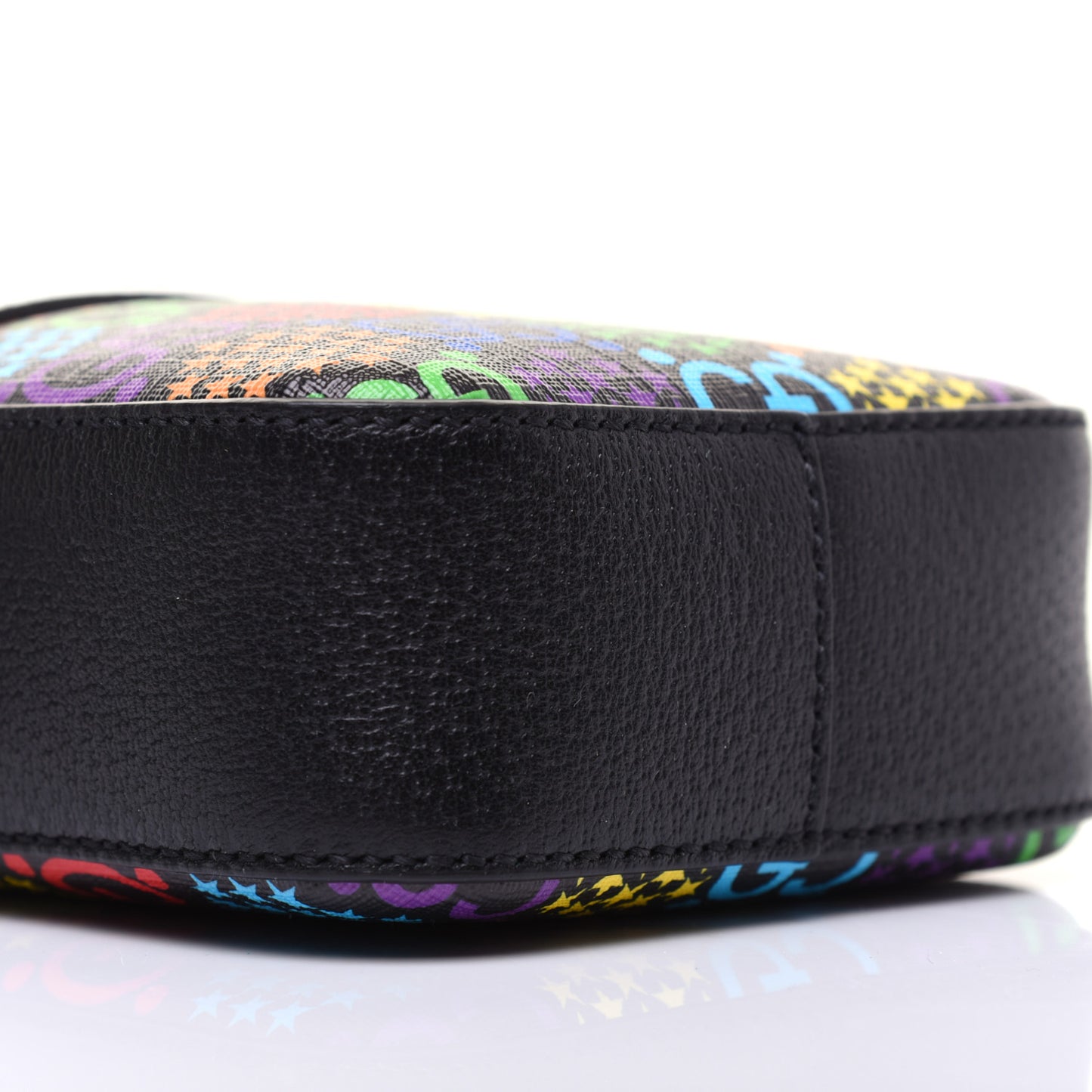 GG Supreme Monogram Psychedelic Messenger Bag Black