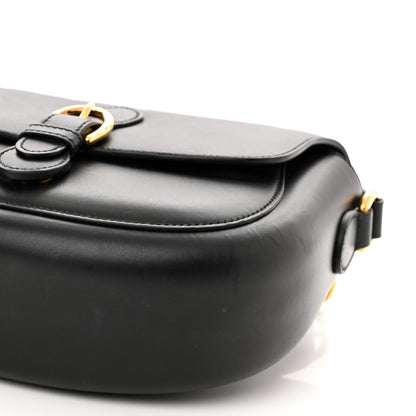 Gucci Charisma Calfskin Gucci Embossed Shoulder Flap Bag Black 10 of 13