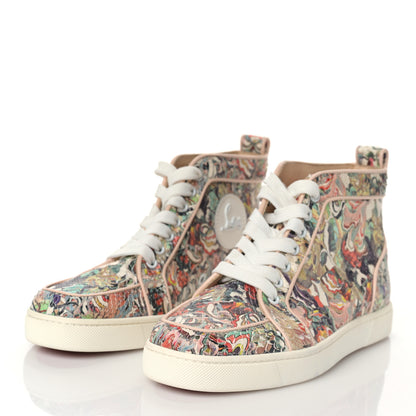 Christian Louboutin Python Rantus Orlato Hightop Sneaker 37 Multicolor 5 of 9