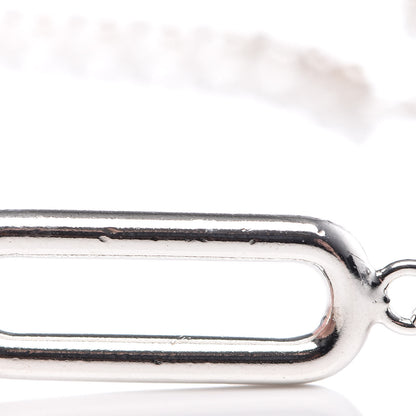 Hermes Sterling Silver Attelage Long Necklace 120 6 of 7