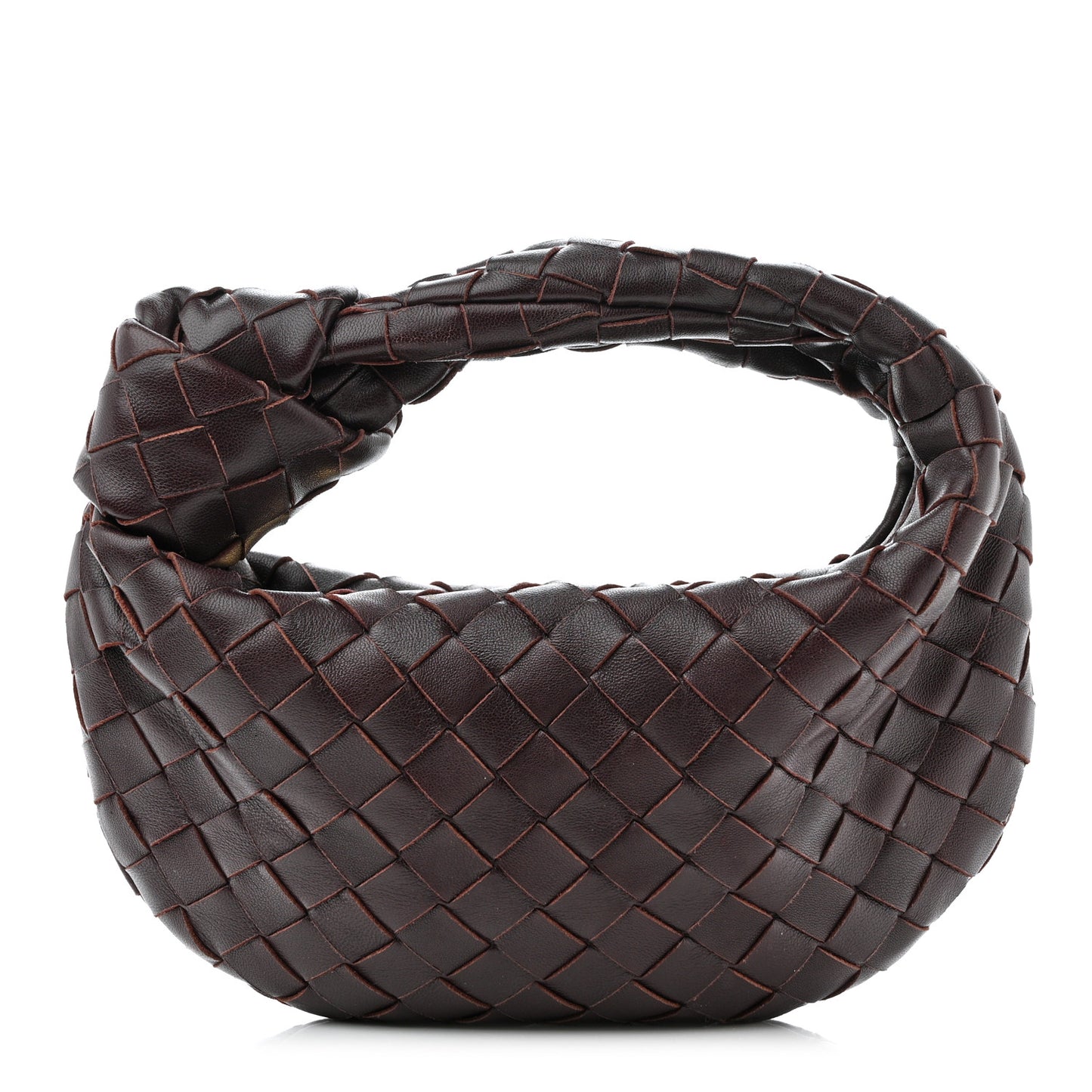 Nappa Intrecciato Mini Jodie Grape