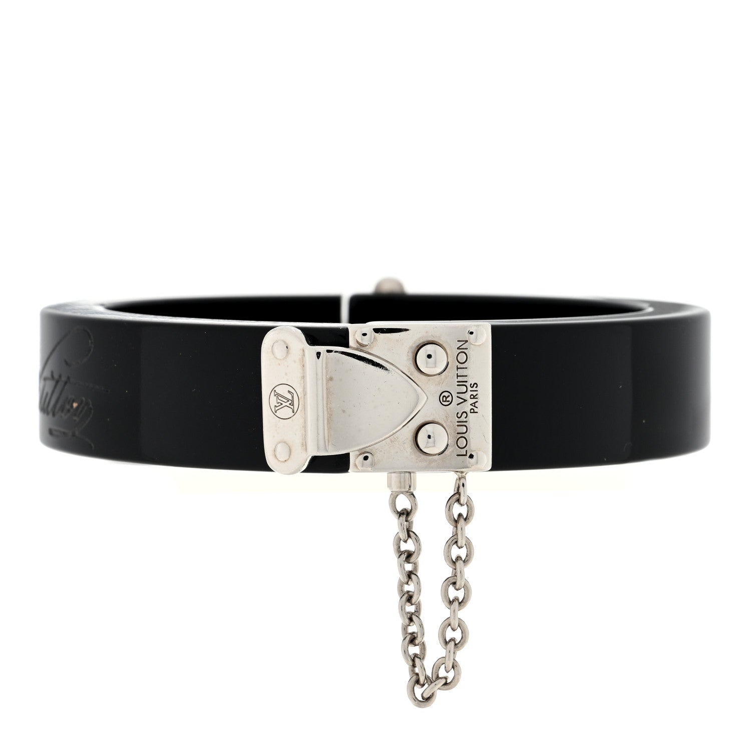 Louis Vuitton Lock Me Bracelet Black 1 of 5