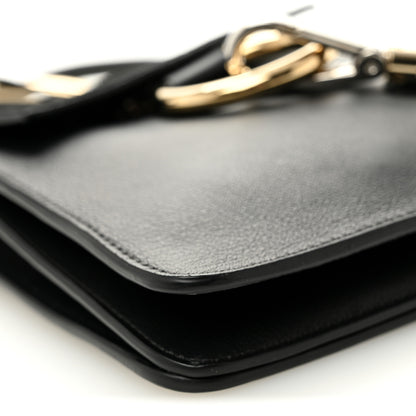 Chloe Suede Calfskin Mini Faye Bracelet Bag Black 9 of 10
