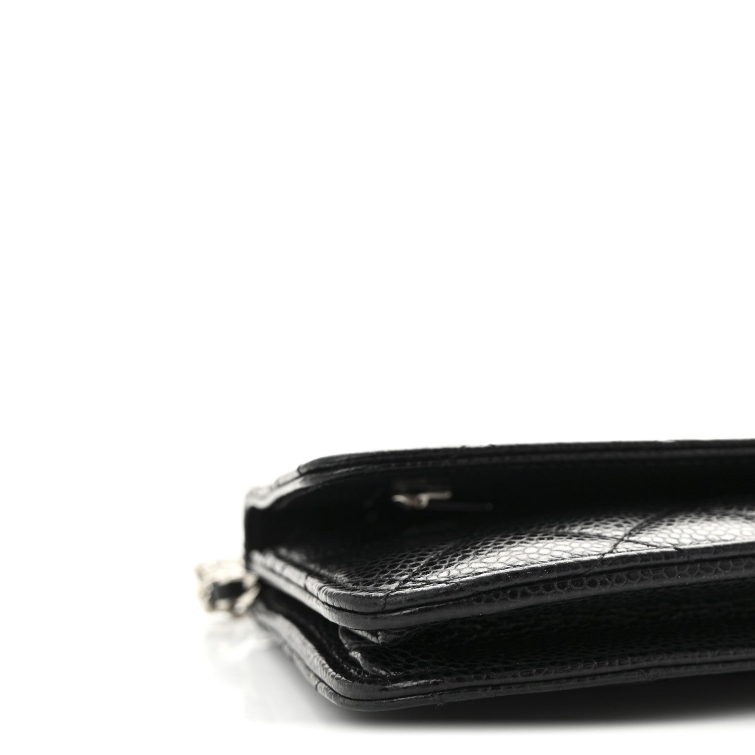 Chanel Caviar Quilted Wallet on Chain WOC Black 10 of 12