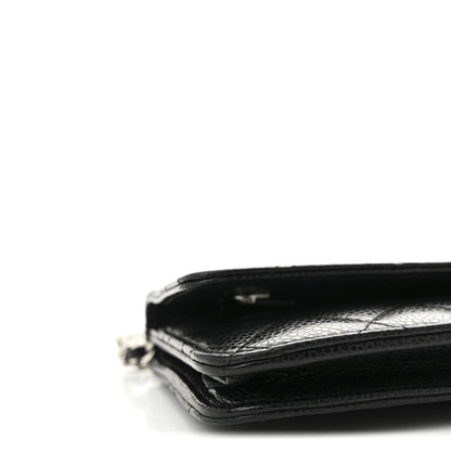 Chanel Caviar Quilted Wallet on Chain WOC Black 10 of 12